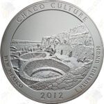 2012-P CHACO CULTURE 5 OZ ATB SILVER COIN - SPECIMEN