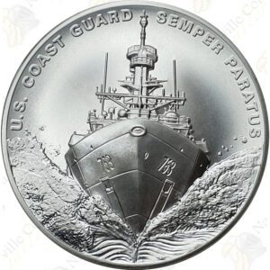 Coast Guard 2.5 ounce Silver Medal