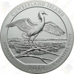 2018-P CUMBERLAND ISLAND 5 OZ ATB SILVER COIN - SPECIMEN