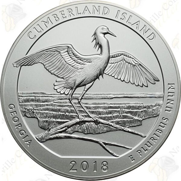 2018-P CUMBERLAND ISLAND 5 OZ ATB SILVER COIN - SPECIMEN