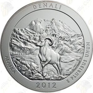 2012-P DENALI NATIONAL PARK 5 OZ ATB SILVER COIN - SPECIMEN