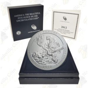 2012-P EL YUNQUE 5 OZ ATB SILVER COIN - SPECIMEN