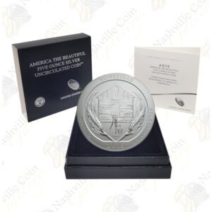 2015-P HOMESTEAD 5 OZ ATB SILVER COIN - SPECIMEN