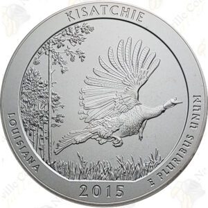 2015-P KISATCHIE 5 OZ ATB SILVER COIN - SPECIMEN