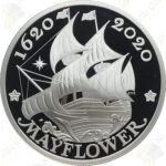 2020 US Mint / British Royal Mint Mayflower 400th Anniversary Silver Coin and Medal Set