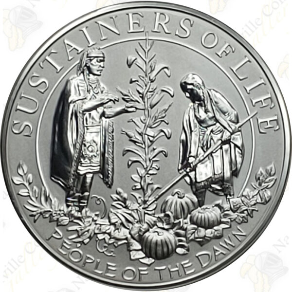 2020 US Mint Mayflower 400th Anniversary Silver Reverse Proof Medal