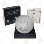 2013-P FORT McHENRY 5 OZ ATB SILVER COIN - SPECIMEN