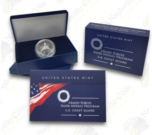Coast Guard 2.5 ounce Silver Medal