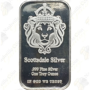 Scottsdale Mint 1 oz .999 fine silver bar