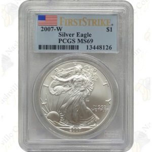 PCGS-Certified Burnished American Silver Eagles