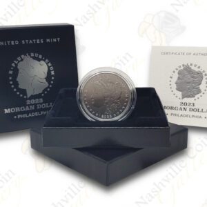 2023-P Morgan Dollar with Box and COA