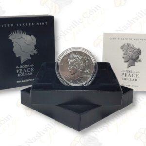 2023 Peace Dollar with Box and COA