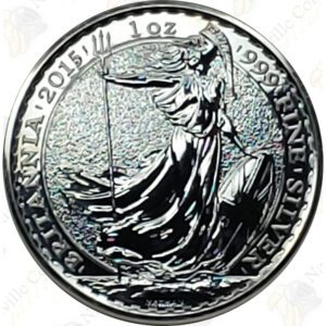2015 Great Britain 1 oz .999 fine silver Britannia