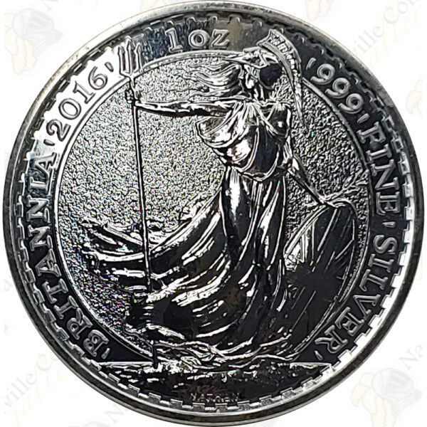 2016 Great Britain 1 oz .999 fine silver Britannia