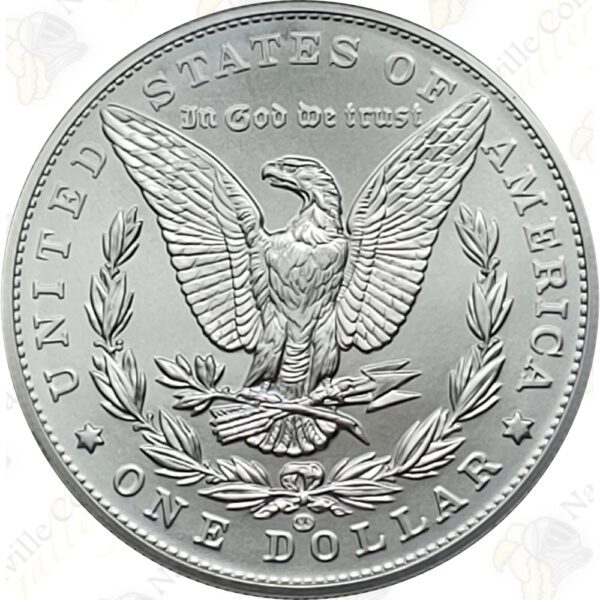 2021-CC Morgan Silver Dollar with box and COA -- .858 oz pure silver.