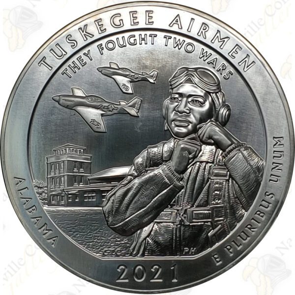 2021 Tuskegee Airmen 5-oz America The Beautiful (Bullion)