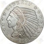 Golden State Mint Incuse Indian 1/2 oz .999 fine silver round