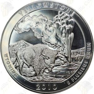 2010 Yellowstone 5-oz America The Beautiful (Bullion)