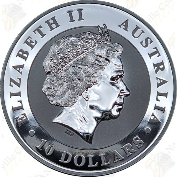 2011 Australia 10 oz .999 fine silver Kookaburra