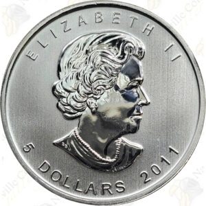 2011 Canada 1 oz .9999 fine silver Wolf