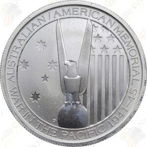 2013 Australia 1/2 oz .999 fine silver War in the Pacific