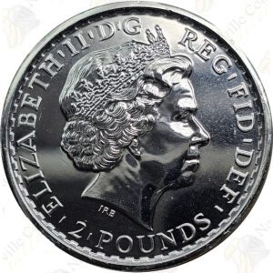 2013 Great Britain 1 oz .999 fine silver Britannia with Snake Privy