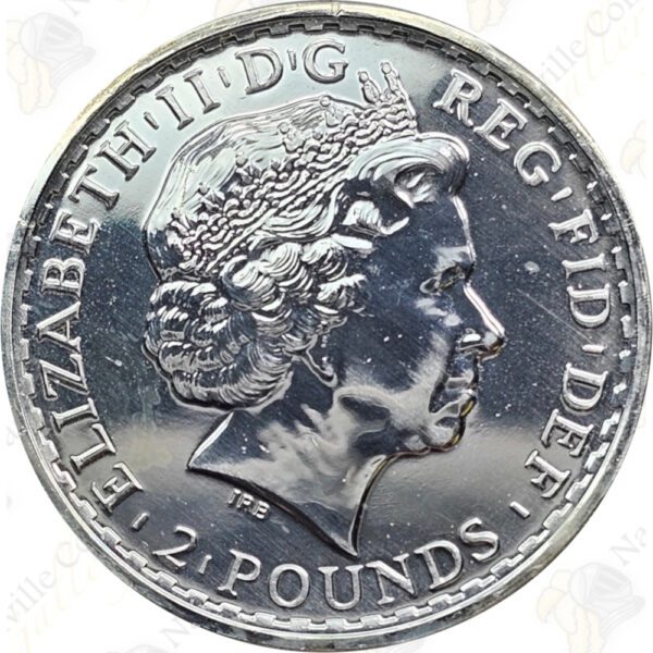 2014 Great Britain 1 oz .999 fine silver Britannia with Horse Privy