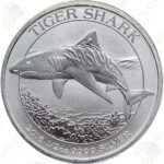 2016 Australia 1/2 oz .9999 fine silver Tiger Shark