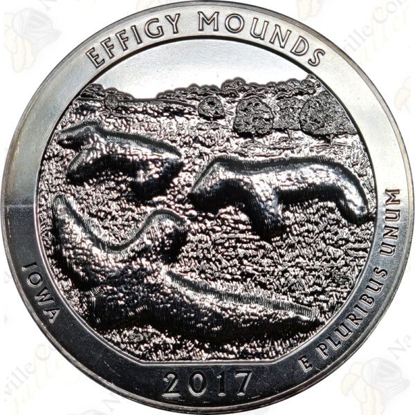 2017 Effigy Mounds 5-oz America The Beautiful (Bullion)