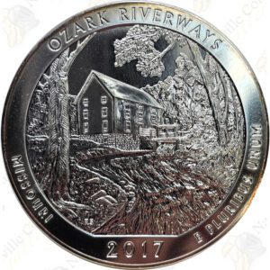 2017 Ozark Riverways 5-oz America The Beautiful (Bullion)