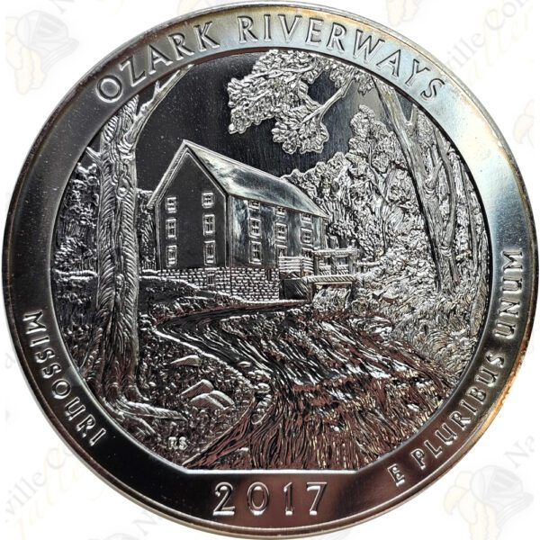 2017 Ozark Riverways 5-oz America The Beautiful (Bullion)