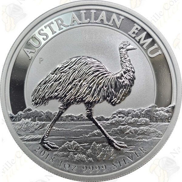 2018 Australia 1 oz .9999 fine silver Emu