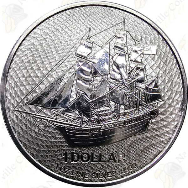 2023 Cook Islands HMS Bounty 1 oz .9999 fine silver