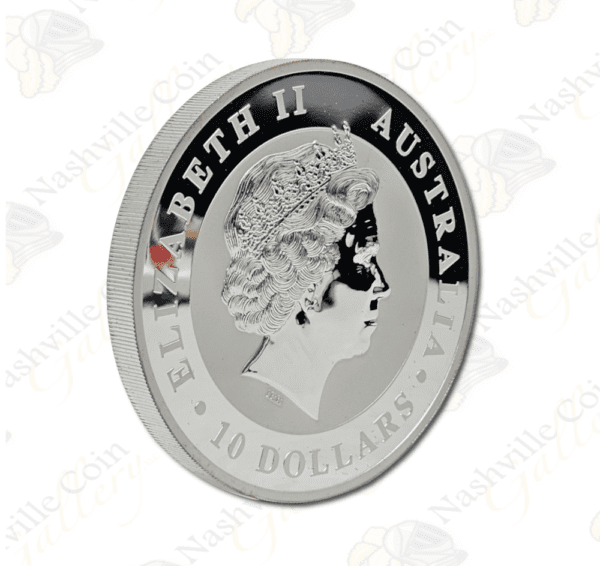 2014 Australia 10 oz .999 fine silver Kookaburra