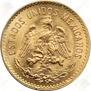 Mexico 5 pesos -- .1205 oz gold