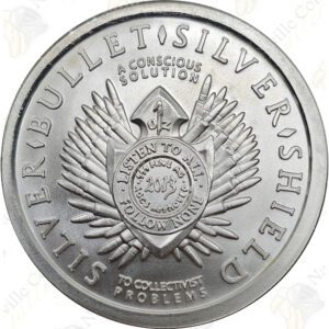 2013 Silver Shield (by Golden State Mint) 1 oz .999 fine silver "Freedom"