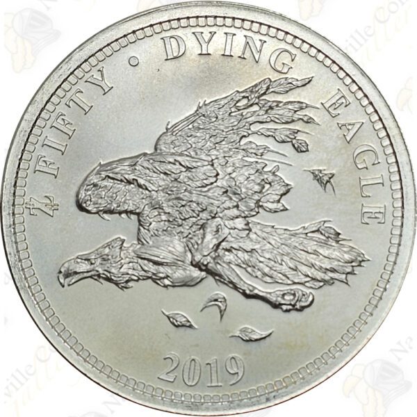 2019 "Zombucks" by Provident Metals - "Dying Eagle"