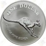 1994 Australia 1 oz .999 fine silver Kangaroo
