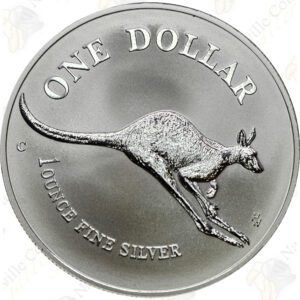 1994 Australia 1 oz .999 fine silver Kangaroo