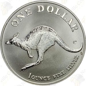 1998 Australia 1 oz .999 fine silver Kangaroo