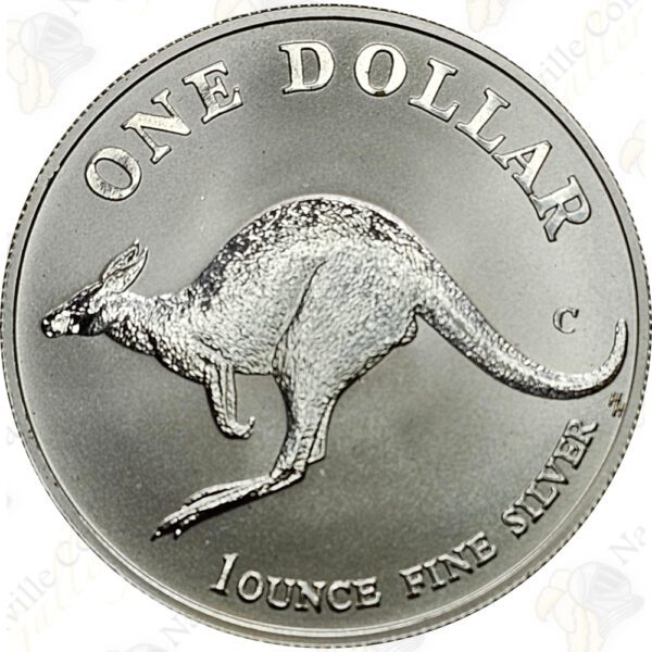 1998 Australia 1 oz .999 fine silver Kangaroo