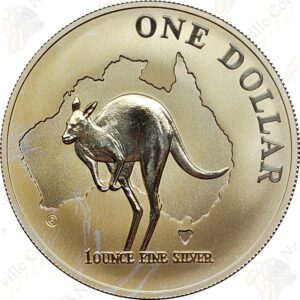 2000 Australia 1 oz .999 fine silver Kangaroo