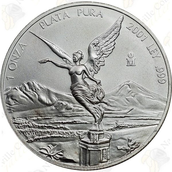 2001 Mexico 1 oz .999 fine silver Libertad