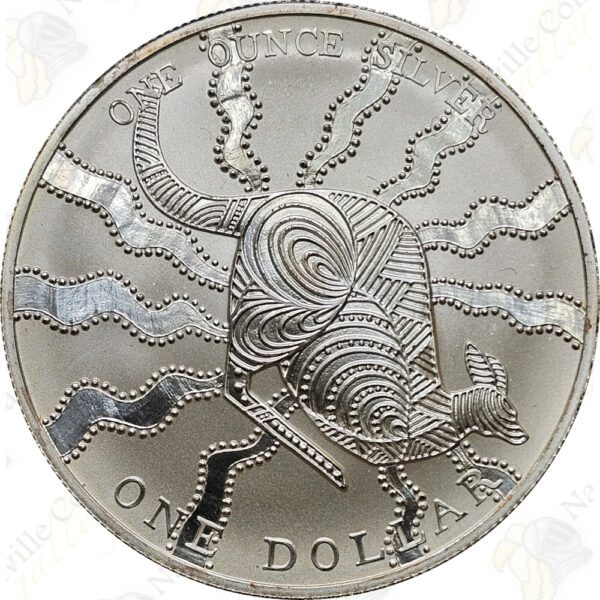 2002 Australia 1 oz .999 fine silver Kangaroo