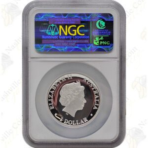 2012 Australia High Relief 1 oz .9999 fine silver Kangaroo - NGC PF70 Ultra Cameo