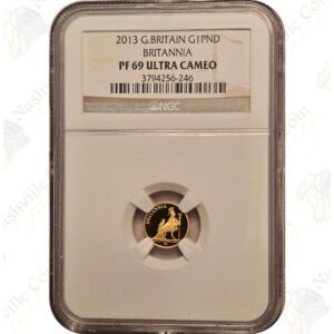 2013 Great Britain 1/20 Gold Britannia - NGC PF69 Ultra Cameo