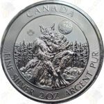 2021 Canada 2 oz .9999 fine silver Werewolf
