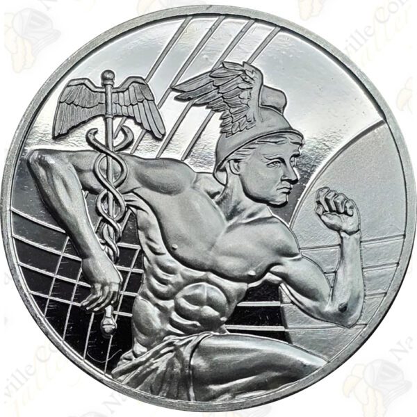 Sunshine Minting "Mercury" 1 oz .999 fine silver round