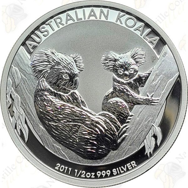 2011 Australia 1/2 oz .999 fine silver Koala