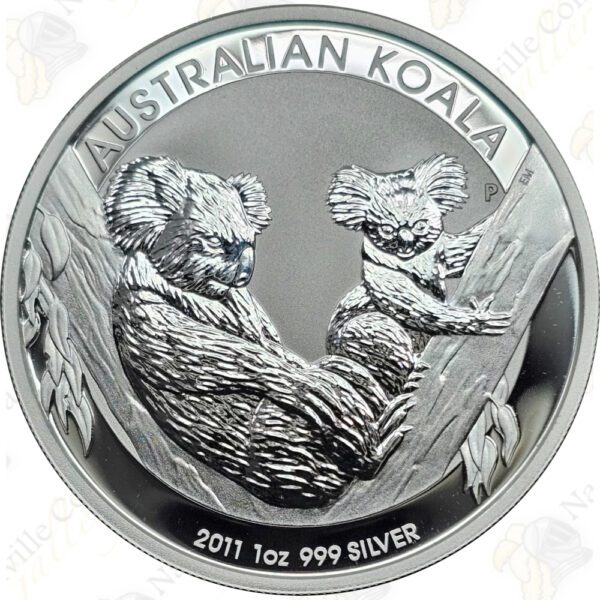 2011 Australia 1-oz .999 fine silver Koala